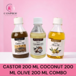 Castor+Coconut+Olive Oil Combo